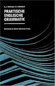 Cover of: Praktische Englische Grammatik.