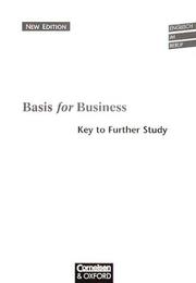 Basis for Business, New Edition, Key to Further Study by David Christie