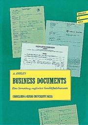 Cover of: Business Documents.