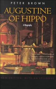 Augustine of Hippo by Peter Robert Lamont Brown
