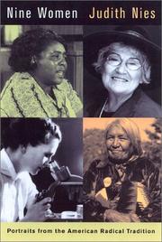 Cover of: Nine women: portraits from the American radical tradition