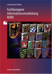 Cover of: Fachbezogene Informationsverarbeitung RENO. Texteingabe - Textbearbeitung - Textverarbeitung. (Lernmaterialien)