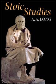 Cover of: Stoic Studies (Hellenistic Culture and Society) by A. A. Long