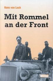 Cover of: Mit Rommel an der Front. by Hans von Luck, Hans von Luck