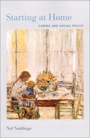 Cover of: Starting at Home: Caring and Social Policy