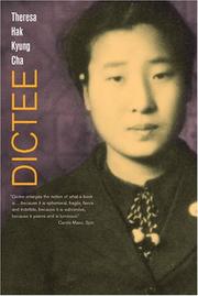Cover of: Dictee by Theresa Hak Kyung Cha