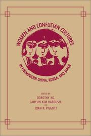 Cover of: Women and Confucian Cultures by 