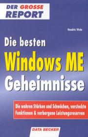 Cover of: Der große Report. Die besten Windows ME Geheimnisse.