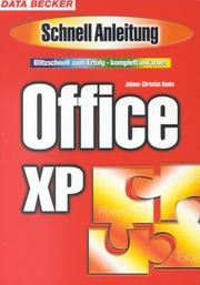 Cover of: Office XP Schnellanleitung.