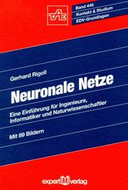 Cover of: Neuronale Netze.