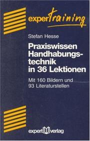 Cover of: Praxiswissen Handhabetechnik in 36 Lektionen. by Stefan Hesse