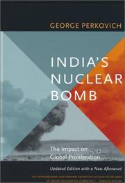 Cover of: India's Nuclear Bomb by George Perkovich