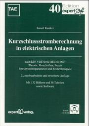 Cover of: Kurzschlußstromberechnung in elektrischen Anlagen, m. CD-ROM