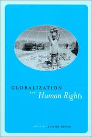 Cover of: Globalization and Human Rights by Alison Brysk