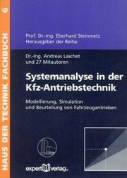 Cover of: Systemanalyse in der Kfz-Antriebstechnik