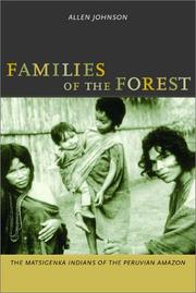 Cover of: Families of the Forest by Allen Johnson