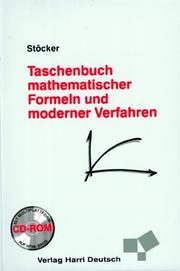 Cover of: Taschenbuch mathematischer Formeln und moderner Verfahren. Inkl. CDROM.