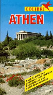 Cover of: Colibri, Athen by Ursula Spindler-Niros