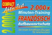 Cover of: 2000 x Minuten-Training, Französisch Aufbauwortschatz