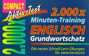 Cover of: 2000 x Minuten-Training, Englisch Grundwortschatz