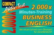 Cover of: 2000 x Minuten-Training, Business English