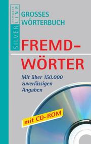 Cover of: Compact. Großes Wörterbuch Fremdwörter. Mit CD- ROM. by 