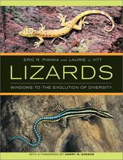 Cover of: Lizards: Windows to the Evolution of Diversity (Organisms and Environments, 5)