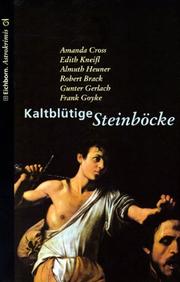Cover of: Kaltblütige Steinböcke. Astrokrimi
