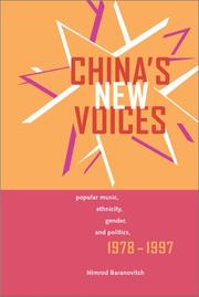 Cover of: China's New Voices by Nimrod Baranovitch