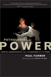 Cover of: Pathologies of Power by Paul Farmer