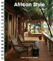 Cover of: African Style 2008 Diary