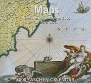 Cover of: Maps from the Atlas Maior of 1665 by Joan Blaeu 2008 Calendar (2008 Tear Off)