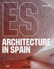 Cover of: Architecture in Spain by Philip Jodidio