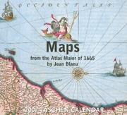 Cover of: Maps from the Atlas Maior of 1665 (Tear Off Calendar)