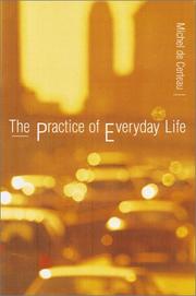 Cover of: The Practice of Everyday Life by Michel de Certeau