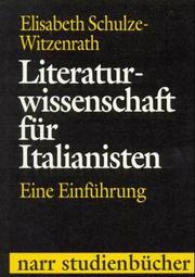 Literaturwissenschaft für Italianisten. Eine Einführung