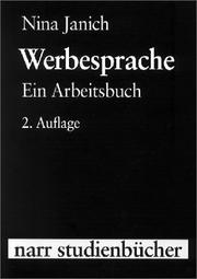 Cover of: Werbesprache (Narr Studienbucher)