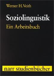 Cover of: Soziolinguistik. by Werner H. Veith, Werner H. Veith