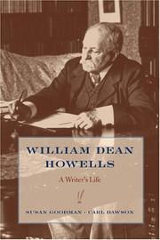 Cover of: William Dean Howells: a writer's life