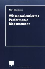 Cover of: Wissensorientiertes Performance Measurement