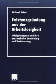 Cover of: Existenzgründung aus der Arbeitslosigkeit.