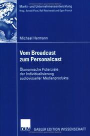 Cover of: Vom Broadcast zum Personalcast. by Michael Hermann