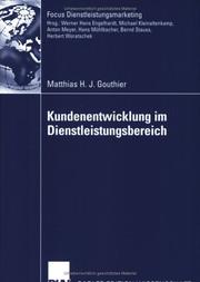 Cover of: Kundenentwicklung im Dienstleistungsbereich.