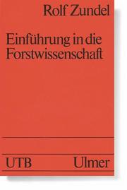 Cover of: Einführung in die Forstwissenschaft.