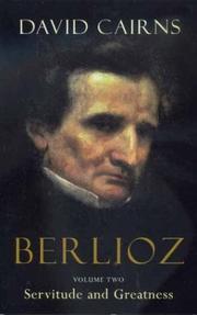 Cover of: Berlioz: Volume Two by David Cairns