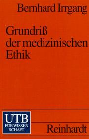 Cover of: Grundriß der medizinischen Ethik.