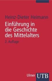Cover of: Einführung in die Geschichte des Mittelalters.