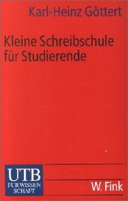 Cover of: Kleine Schreibschule für Studierende.