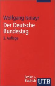 Cover of: Der Deutsche Bundestag im politischen System der Bundesrepublik Deutschland.