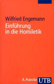 Cover of: Einführung in die Homiletik. by Wilfried Engemann